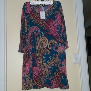 Richly colored tunic/dress NWT